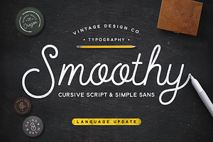 Smoothy - Cursive Script & Sans