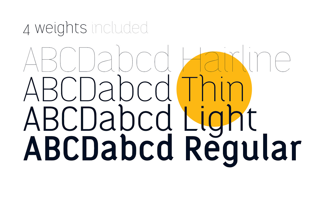 Midmoon Gothik typeface family, a Sans Serif Font by Andy Peat (Photo 3 of 9)