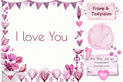 Watercolor Valentine's Day, a Decorative Illustration by Ksenia Markevych (Thumbnail 4 of 8)