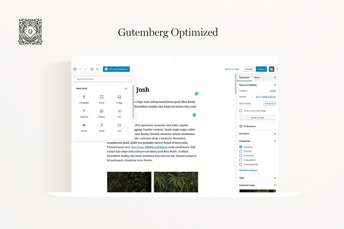 Freyja Pro - Multipurpose Theme, a WordPress Template by Sparrow & Snow Themes (Photo 7 of 13)