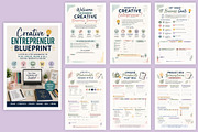 Creative Entrepreneur Blueprint, a Stationery Template by Designmela01 (Thumbnail 5 of 6)