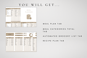 Digital Menu Template Google Sheets, a Templates & Theme by BRANDcontent (Thumbnail 5 of 7)