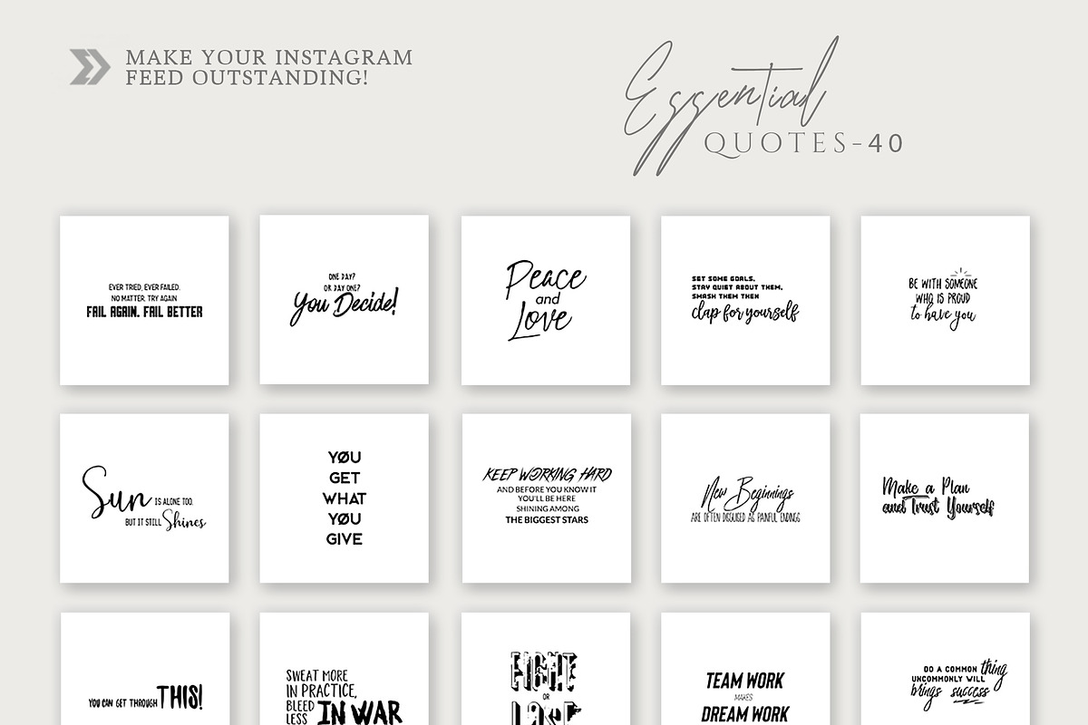 645 Essential Social Media Quotes, a Social Media Template by Eviory (Photo 21 of 25)