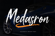 Medasron – Authentic Brush Font, a Script Font by Sealoung (Thumbnail 1 of 10)