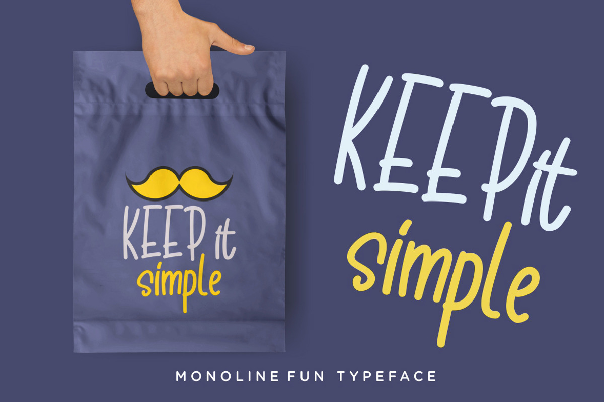 Madaromy Fun Advertisement Font preview 2