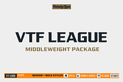 VTF League – Middleweight Package, a Sans Serif Font by VarsityType® (Thumbnail 1 of 6)