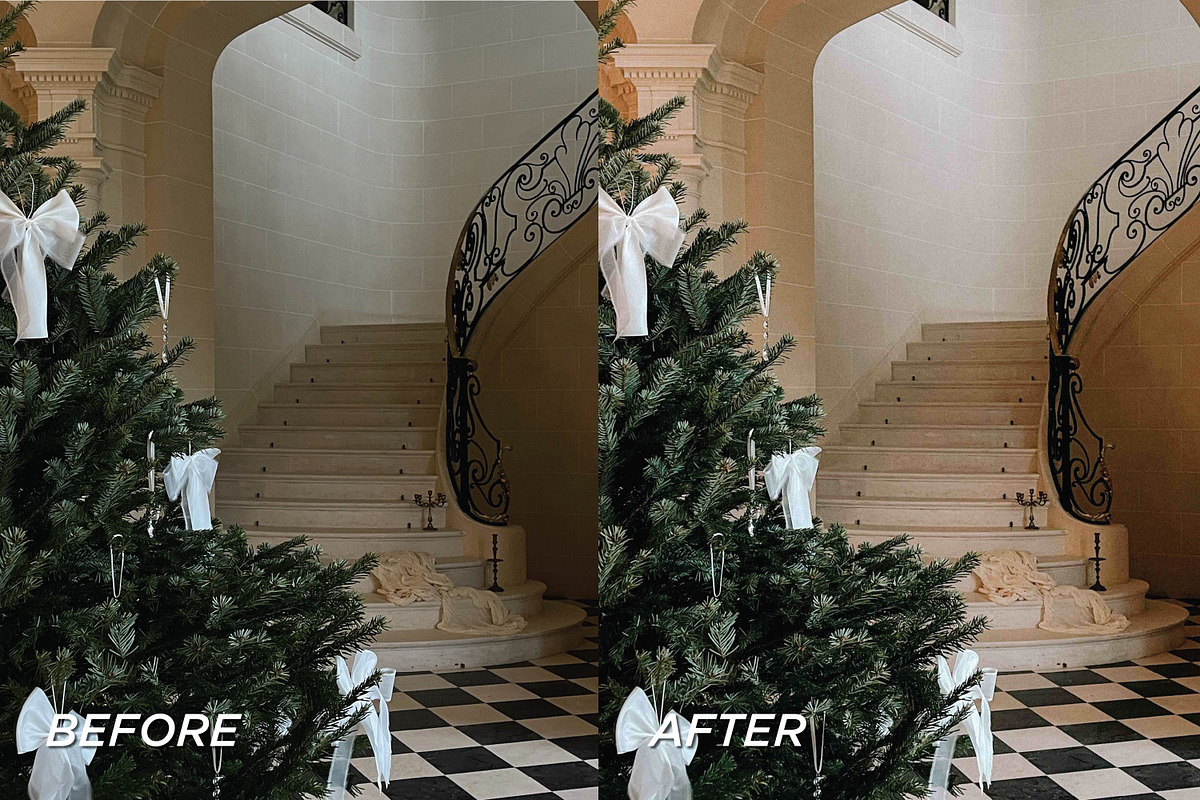 25 Christmas Lightroom Presets, a Preset Add-On by TheWayfarerShoppe (Photo 9 of 9)