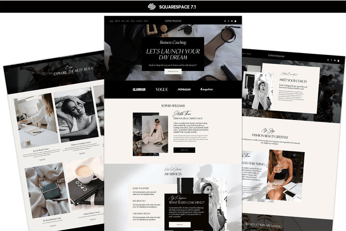 Squarespace Template Coach, a Squarespace Template by Presentibox (Photo 9 of 14)