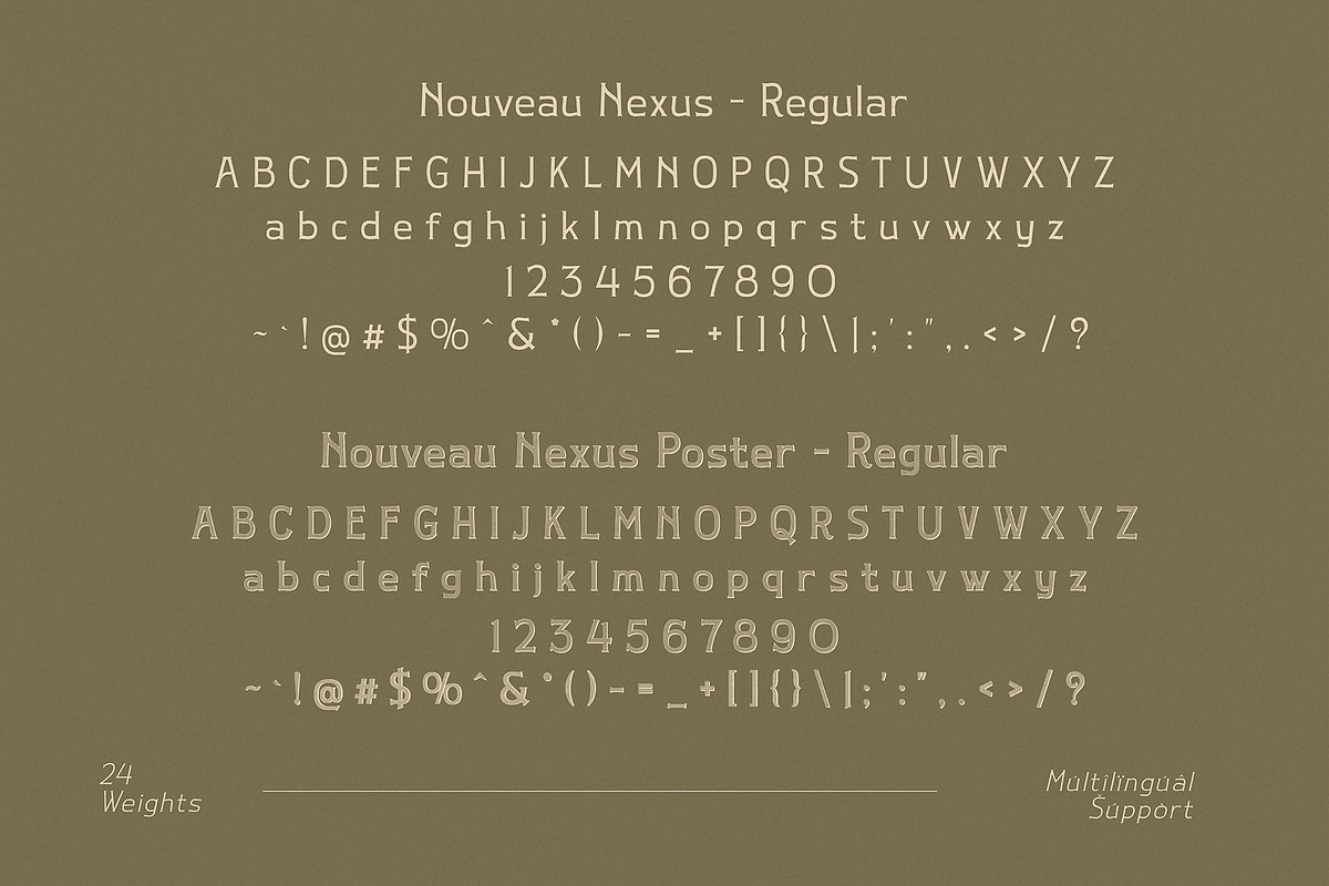 Nouveau Nexus - Vintage Display, a Serif Font by HipFonts (Photo 3 of 11)