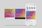Instagram Carousel Mockup, a Packaging Mockup by Unerispace (Thumbnail 3 of 4)