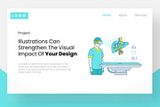 Technology Healthcare Illustration, a Technology Illustration by Stock Shape (Thumbnail 2 of 4)