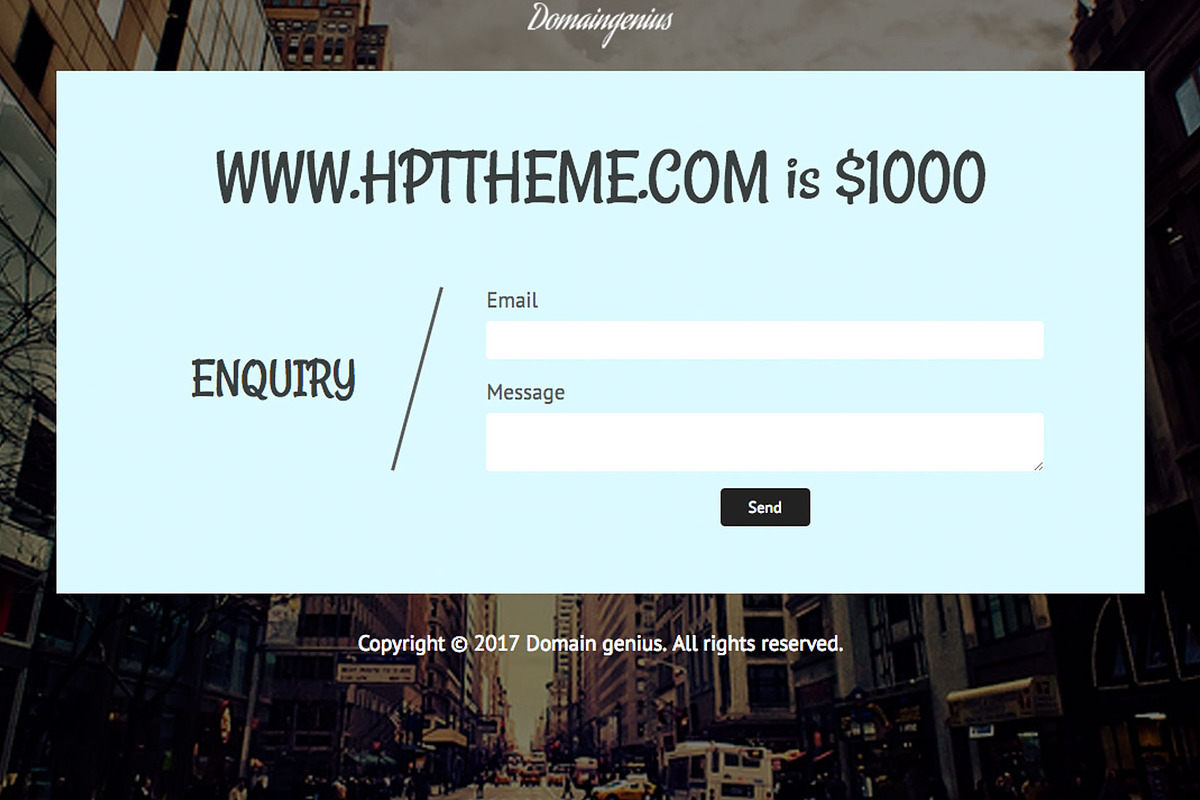 Domainr - Domain Sales Template, a Bootstrap Template by Porluffy