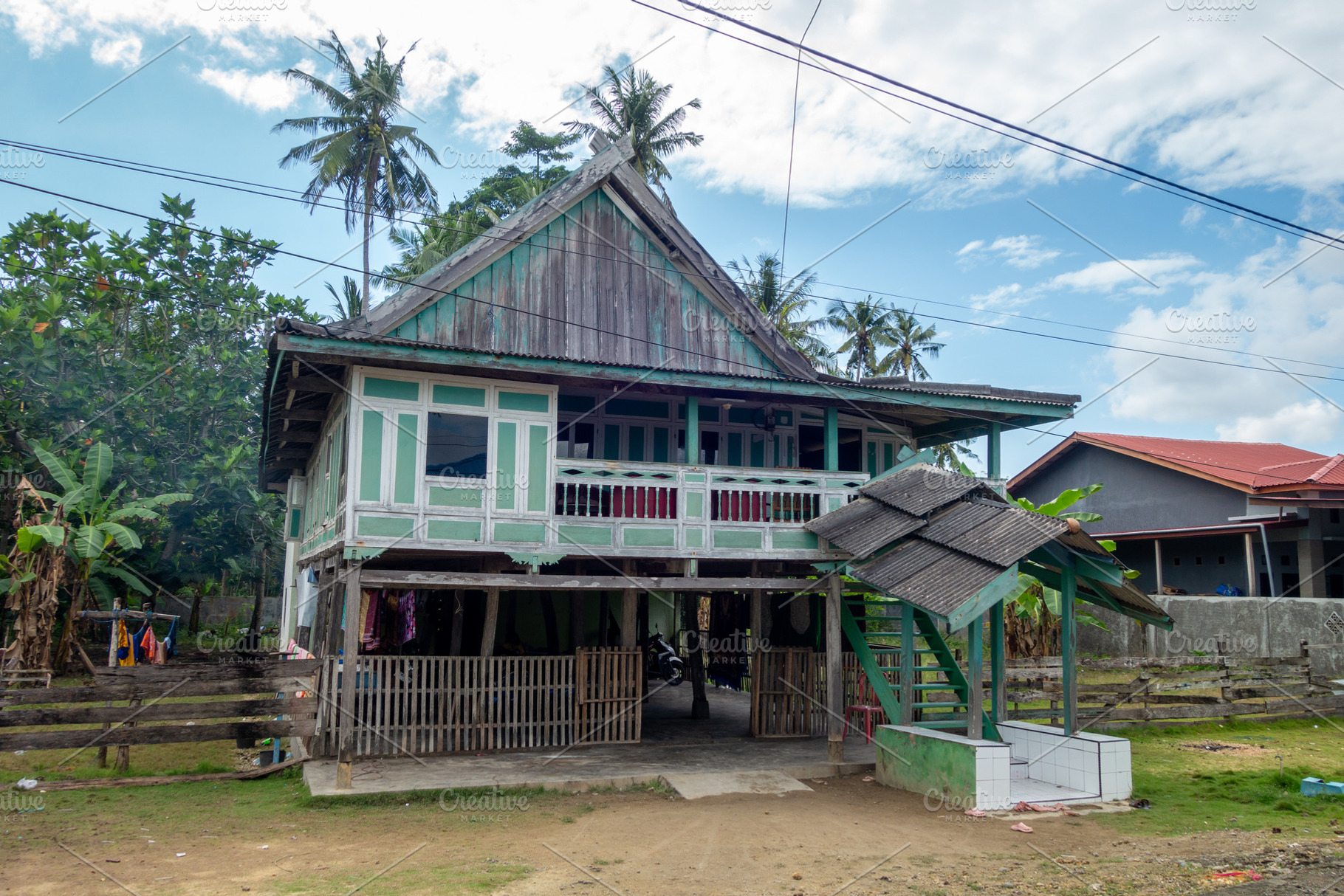 Traditional village houses in Tana Beru, Sulawesi, Indonesia, an Architecture Photo by GoodGoods