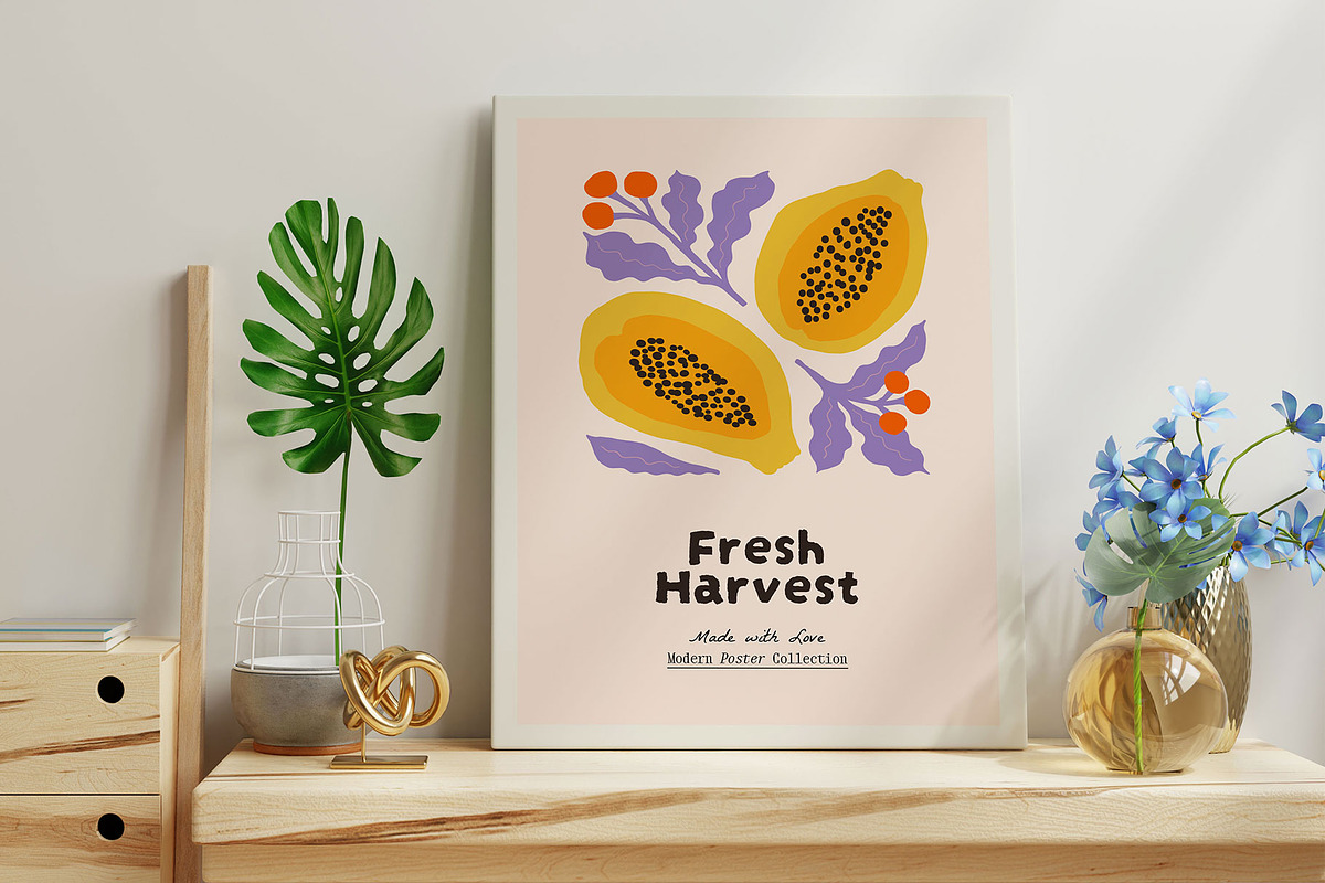 Healthy Food | Wall Art Collection, an Object Graphic by Leleka.Store (Photo 15 of 20)