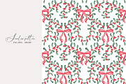 Christmas Mistletoe Ornamental Print, a Pattern Graphic by SirenaArt (Thumbnail 3 of 14)