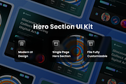Digiart Nft Marketplace Hero Header, an UI Kit Template by SquidPixey (Thumbnail 3 of 3)