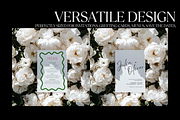 Floral 5x7 Wedding Mockup PSD, a Product Mockup by PhoebeCreates (Thumbnail 4 of 6)