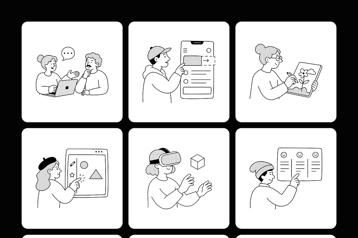 55 Design Development Illustrations, a Technology Illustration by Prosymbols (Photo 11 of 11)