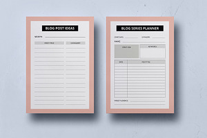 Blog Post Planner Kit V21