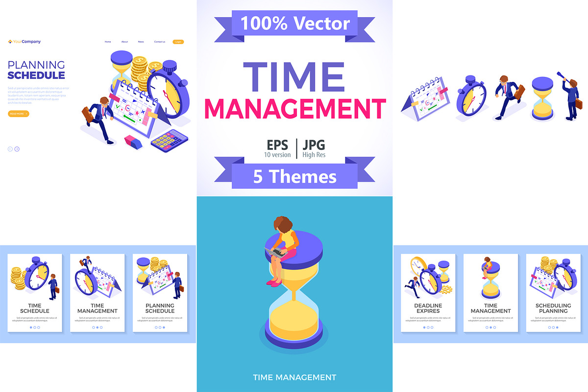 Planning Shedule or Time Management, an Education Illustration by TAlex