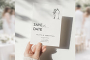 Botanical Save the Date Canva bd011, an Invitation Template by TyphoonStudio (Thumbnail 3 of 10)