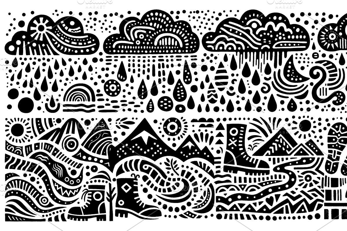 Vintage Fruits Folk Art, a Decorative Illustration by devastd (Photo 25 of 27)