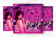 Space Jam Night Design Template, a Flyer Template by Shajib Shikder (Thumbnail 2 of 2)