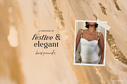 Gold Foil Christmas Backgrounds, a Background Graphic by eclosque (Thumbnail 2 of 25)