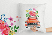 Travel Set. Watercolor illustrations, a Transportation Illustration by iri-illustration (Thumbnail 4 of 7)