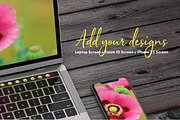 MacBook Pro/ iPhone XS Design Mockup, a Mac Mockup by illustrated (Thumbnail 3 of 9)