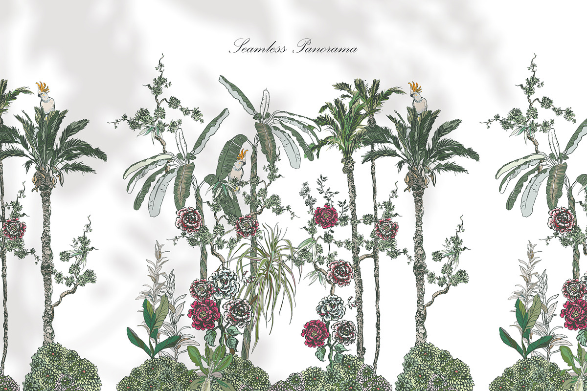 Chinoiserie Seamless Panoramas, an Illustration by Irina Dolgikh (Photo 5 of 17)