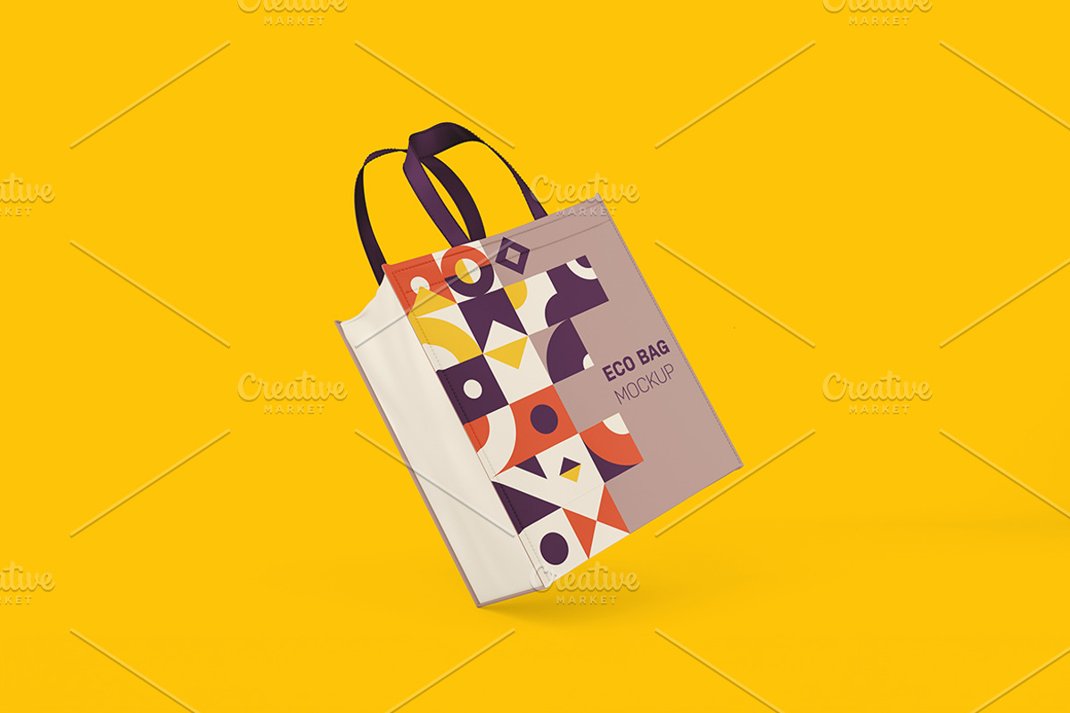 Eco Bag Mockup, a Packaging Mockup by Qaleb Studio (Photo 1 of 3)