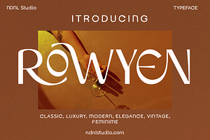 Rowyen – Sans Serif Font