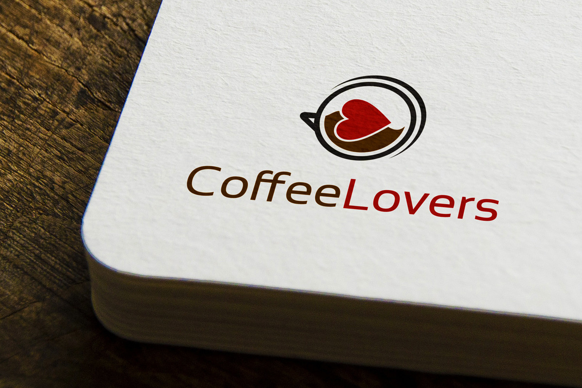 Coffee Lovers Logo Template, a Branding & Logo Template by mesuka (Photo 1 of 2)
