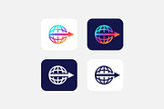 World Express delivery logo, a Branding & Logo Template by Lucky Creative (Thumbnail 3 of 4)