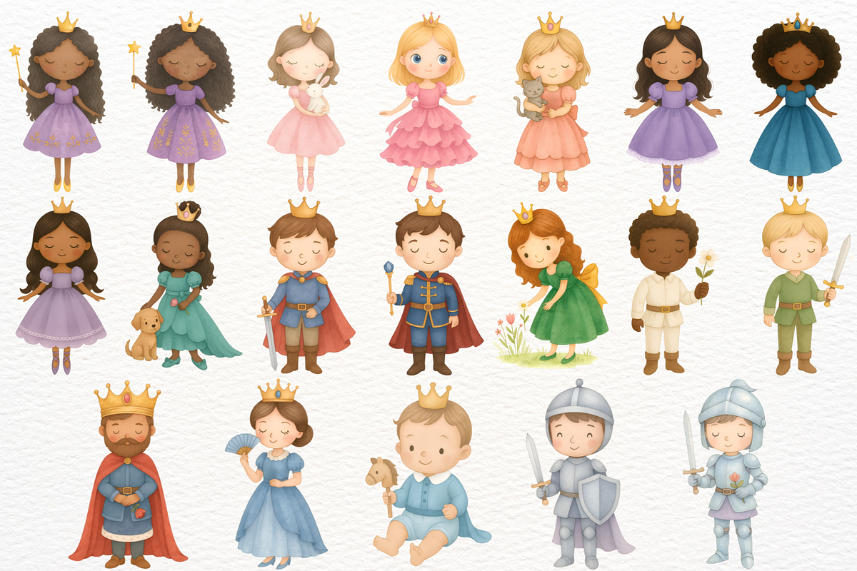 Magic Kingdom Clipart Princess PNG, a Person Illustration by SugarCloudStudioArt (Photo 3 of 7)