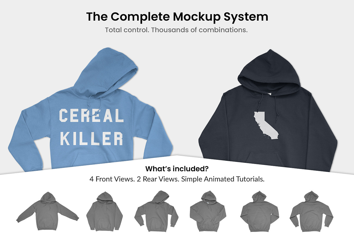 Gildan 18500 Mockups, a Hoody Mockup by Photific (Photo 3 of 6)