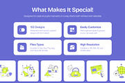 150 Tech and Engineering Icons, an Outline Icon by Creative Stall (Thumbnail 2 of 9)