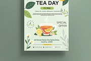 International Tea Day Flyer Template, a Flyer Template by MightyDesign (Thumbnail 3 of 8)