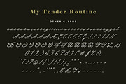 My Tender Routine Handwritten Script, a Script Font by Struvictory.art (Thumbnail 6 of 9)