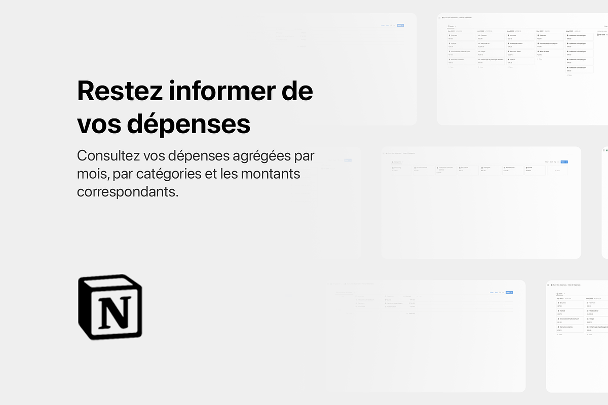 Template Suivi des dépenses, a Templates & Theme by MisterAutomatiz (Photo 2 of 4)