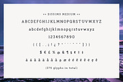 Dissimo Font Family (8 fonts), a Font by Verg Shop (Thumbnail 9 of 24)