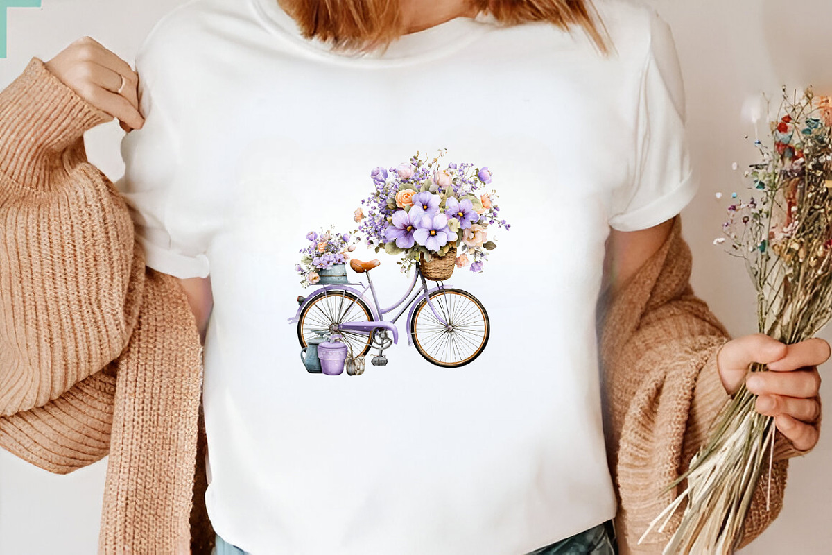 Spring Flowers Sublimation Clipart, an Illustration by SVGArt (Photo 6 of 9)