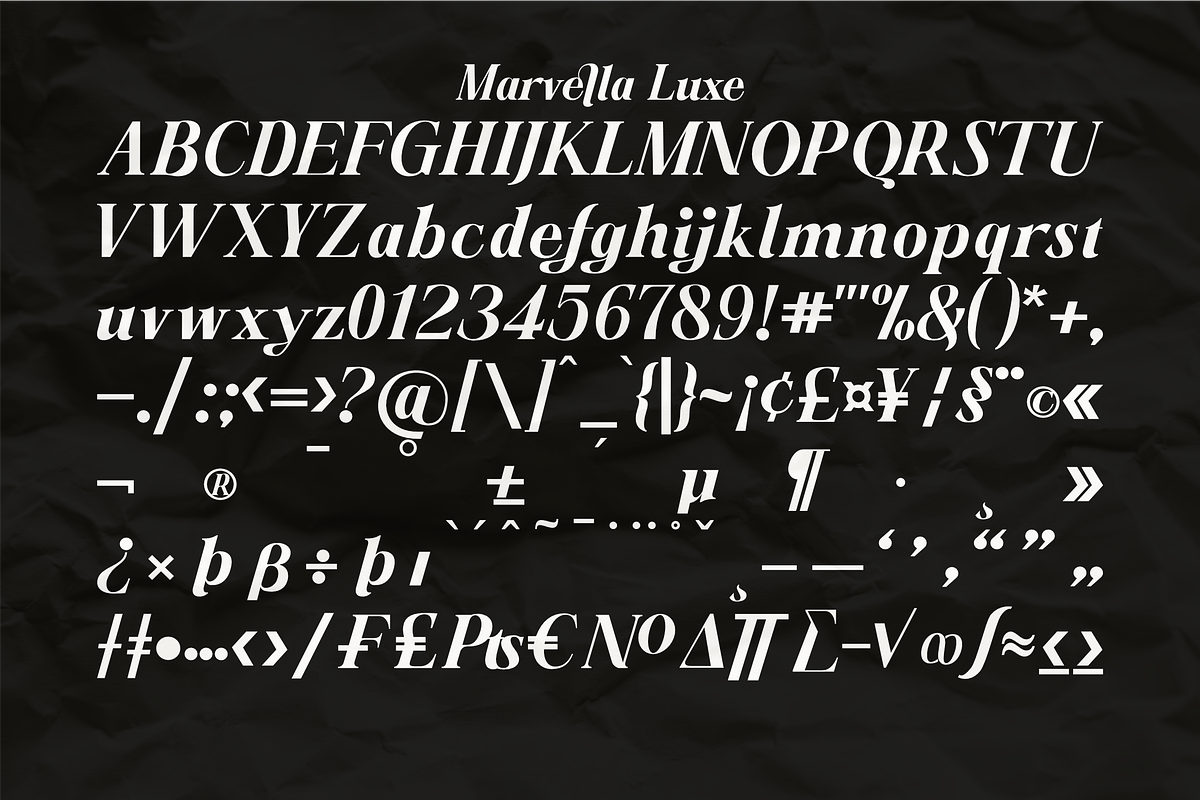 Marvella Luxe - Elegant Display, a Serif Font by zamjumps (Photo 10 of 12)