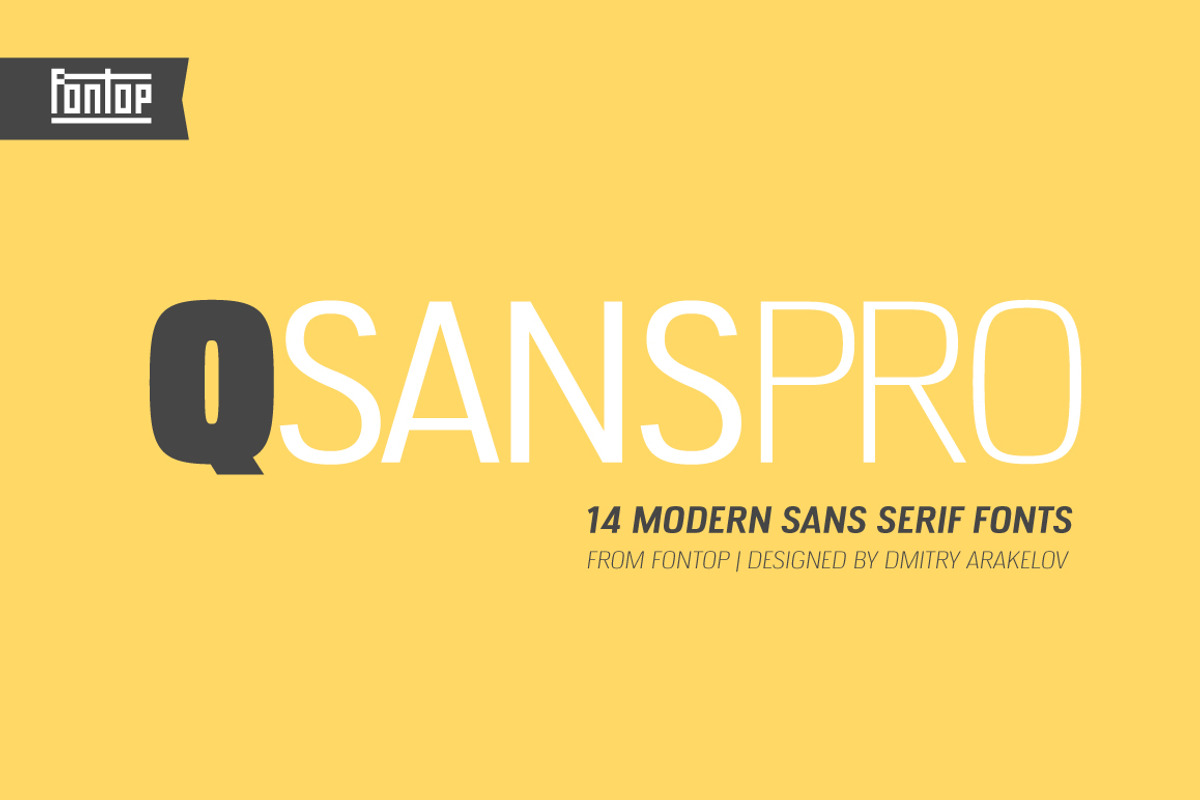 Q SANS PRO font family