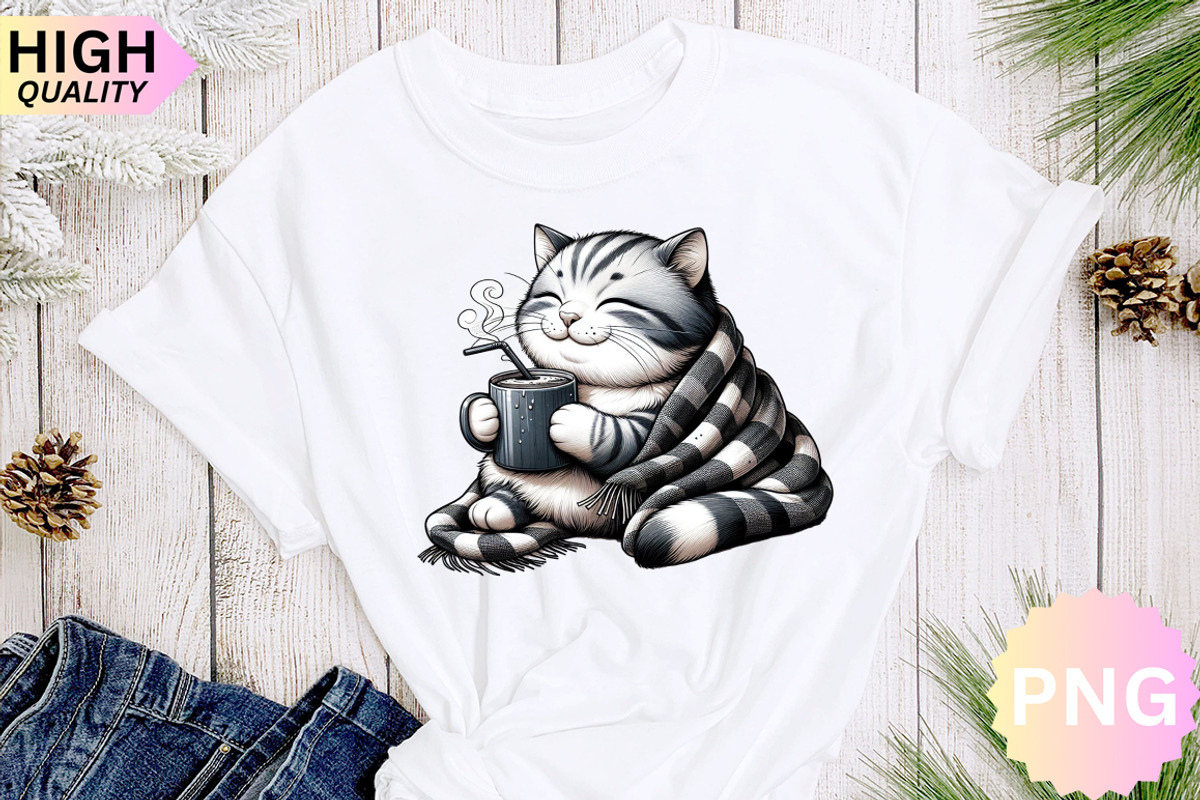 Cat And Coffee Clipart Bundle, a Graphic by crative8112 (Photo 7 of 10)