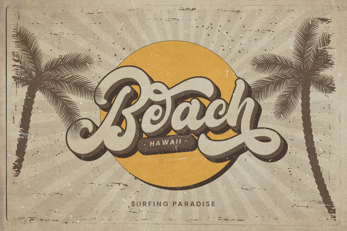 Jealousy Retro Bold Script, a Script Font by Creatype Studio (Photo 7 of 9)