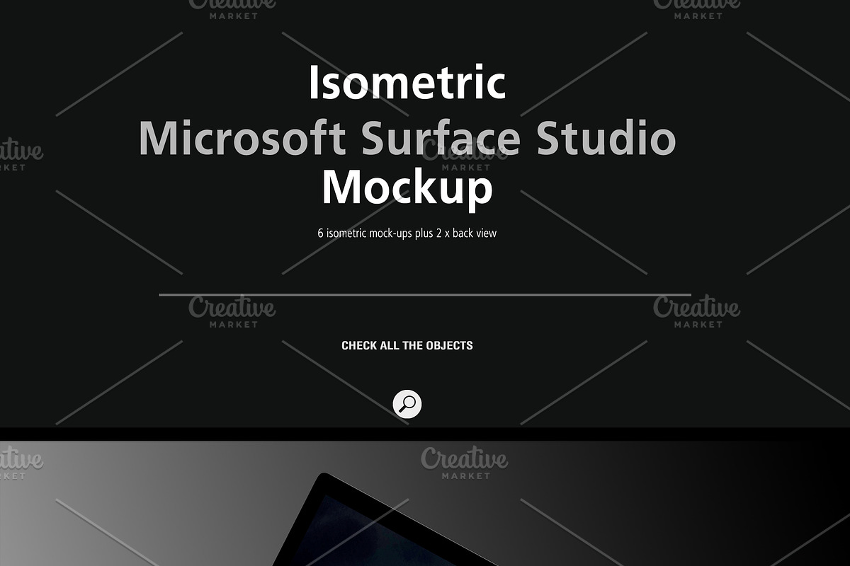 Isometric Microsoft Studio Mock-up, a Product Mockup by IsometricWorld (Photo 4 of 5)
