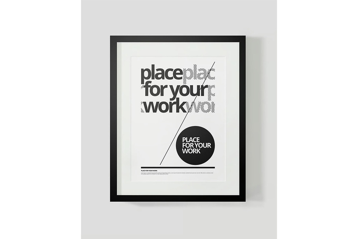 Frame For Your Work, an Advertising Mockup by zippypixelstudio (Photo 3 of 16)