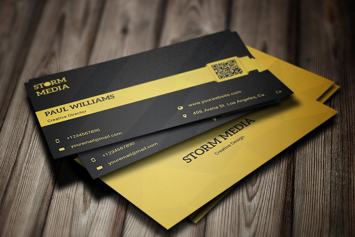 Minimal Corporate Business Card V6, a Business Card Template by PSD Storm (Photo 11 of 13)